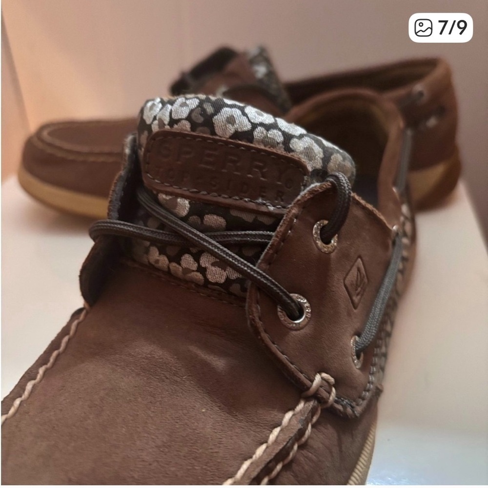 Sperry Brown Boat Shoes size 8 - Picture 7 of 9